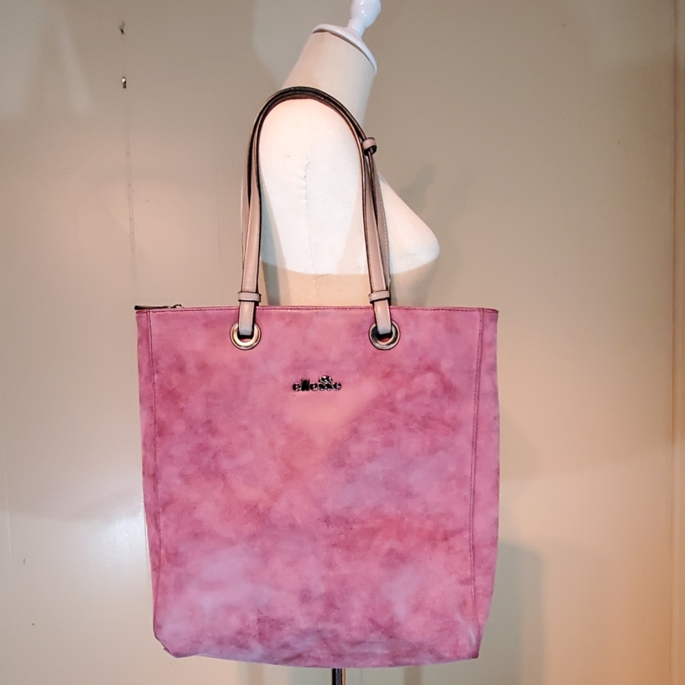 Ellesse Plum & Gray Shoulder Tote
